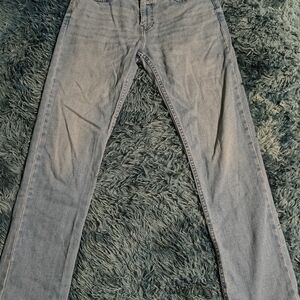 Hollister Women's Straight Leg Light Blue Jeans
